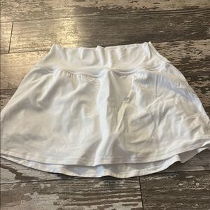 CrZ Yoga White tennis skirt